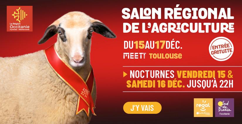 Le Salon REGAL - Salon régional de l'Agriculture revient à Toulouse.