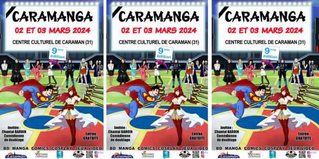 Caramanga - Festival GRATUIT de Mangas, comics, jeux vidéo à découvrir en famille